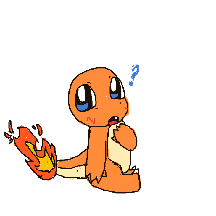 Pikacute's drawing of Charmander — Pokémon sketch on Sketchdex