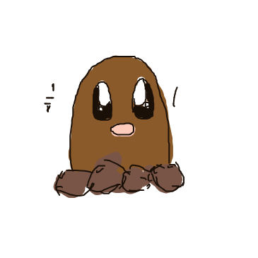Diglett drawing