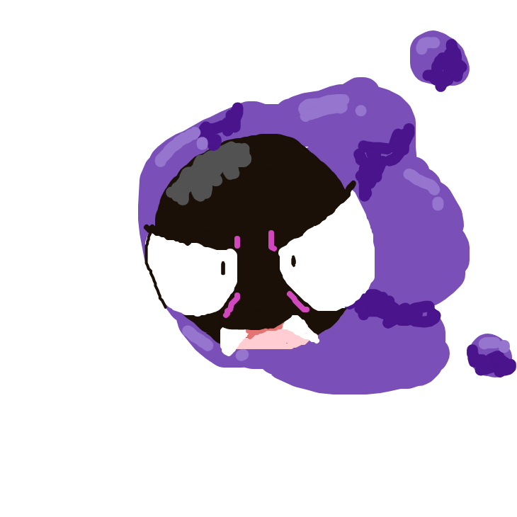 Gastly drawing