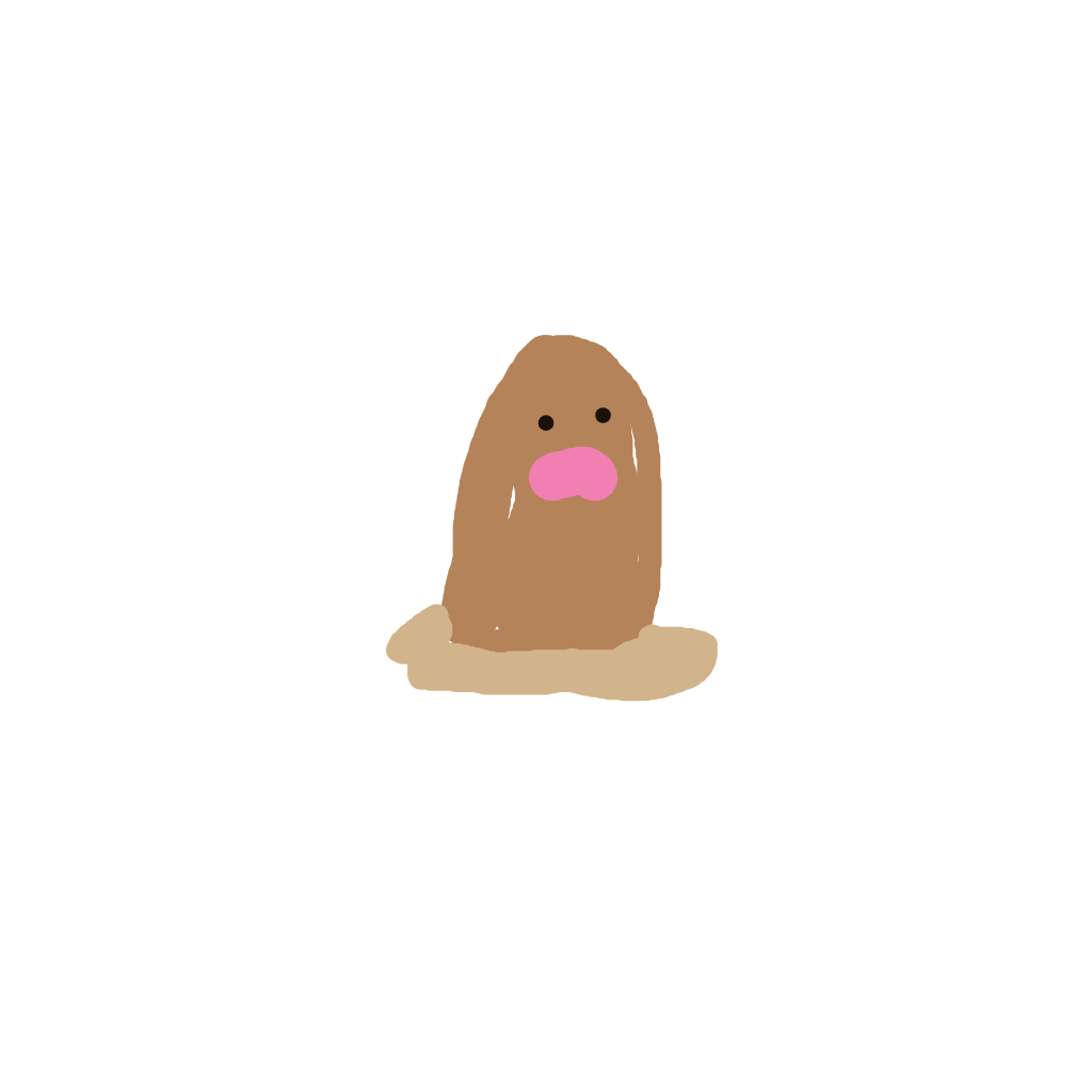 AzurePidgeot15's drawing of Diglett — Pokémon sketch on Sketchdex