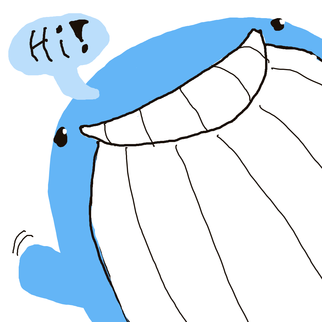 RoboCalico's drawing of Wailord — Pokémon sketch on Sketchdex