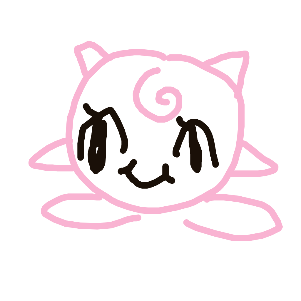 DivineVileplume655's drawing of Jigglypuff — Pokémon sketch on Sketchdex