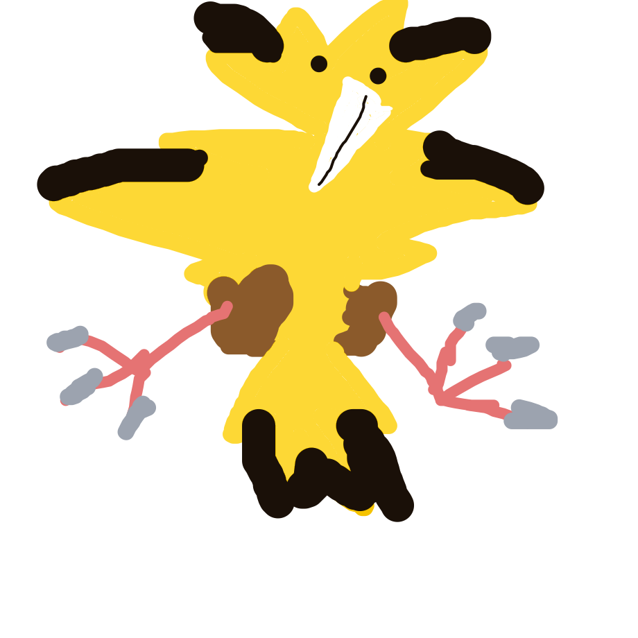 DarkScyther730's drawing of Zapdos — Pokémon sketch on Sketchdex