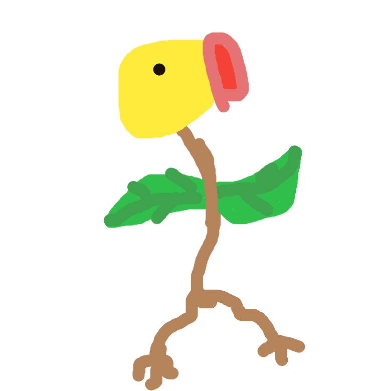 DarkScyther730's drawing of Bellsprout — Pokémon sketch on Sketchdex