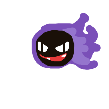 er0s_thegreekgod's drawing of Gastly — Pokémon sketch on Sketchdex