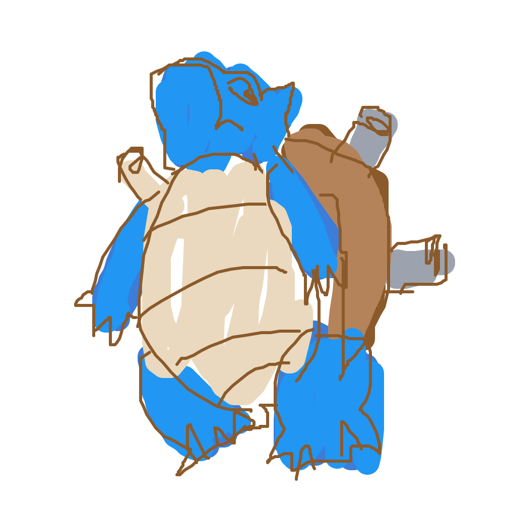 ToxicParasect363's drawing of Blastoise — Pokémon sketch on Sketchdex