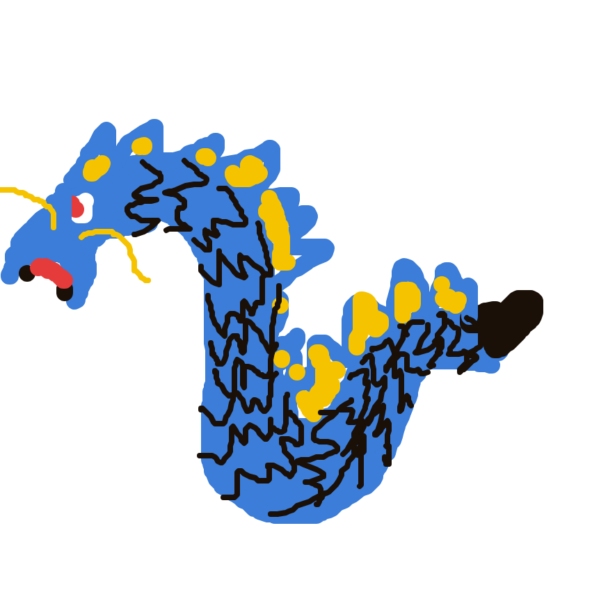 MasterVenusaur557's drawing of Gyarados — Pokémon sketch on Sketchdex