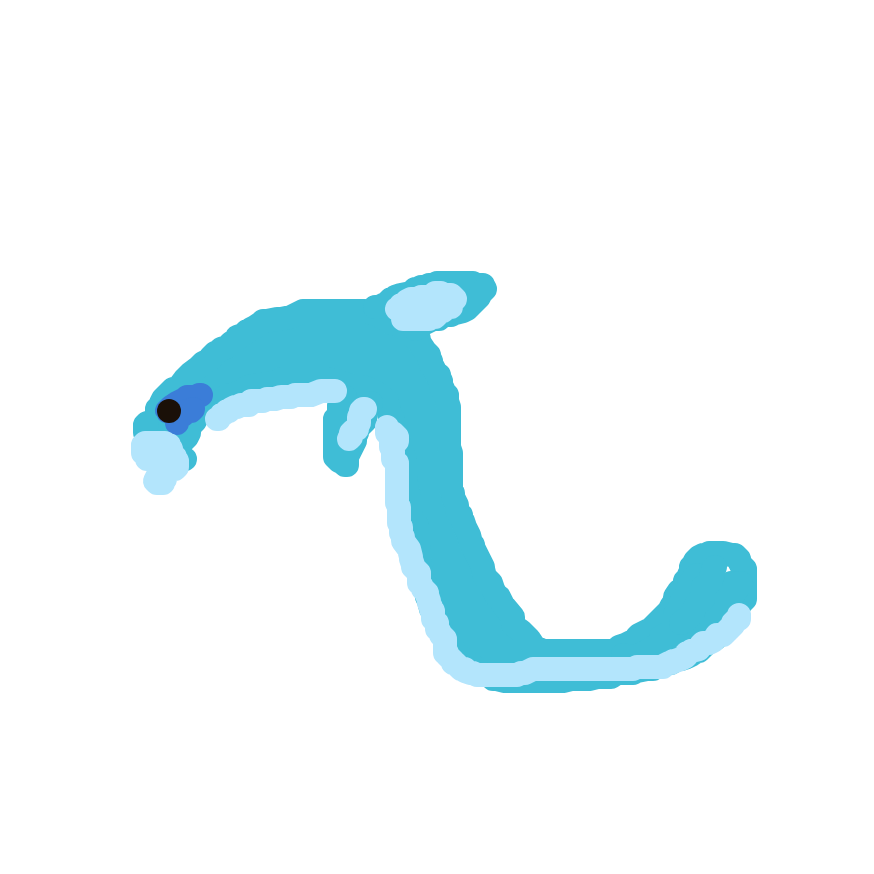 MasterVenusaur557's drawing of Dratini — Pokémon sketch on Sketchdex