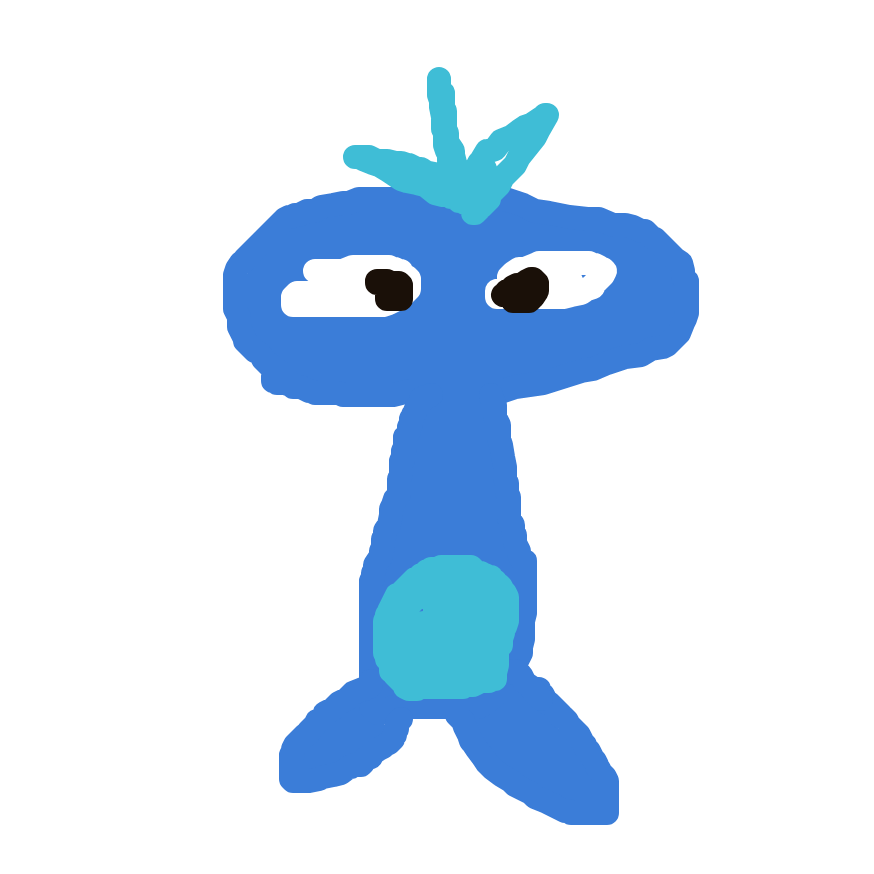 MasterVenusaur557's drawing of Wooper — Pokémon sketch on Sketchdex
