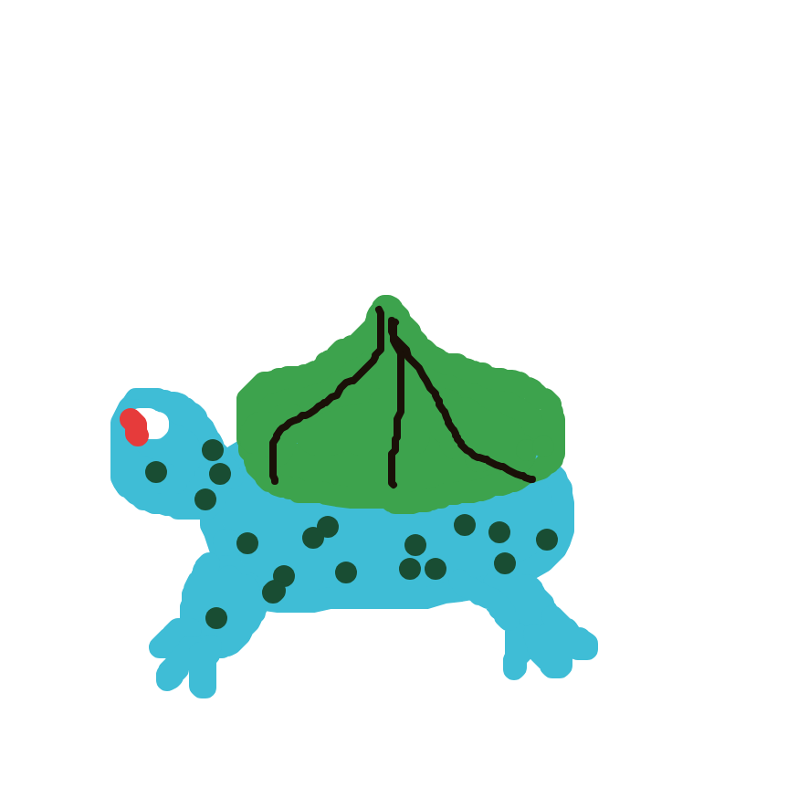 MasterVenusaur557's drawing of Bulbasaur — Pokémon sketch on Sketchdex