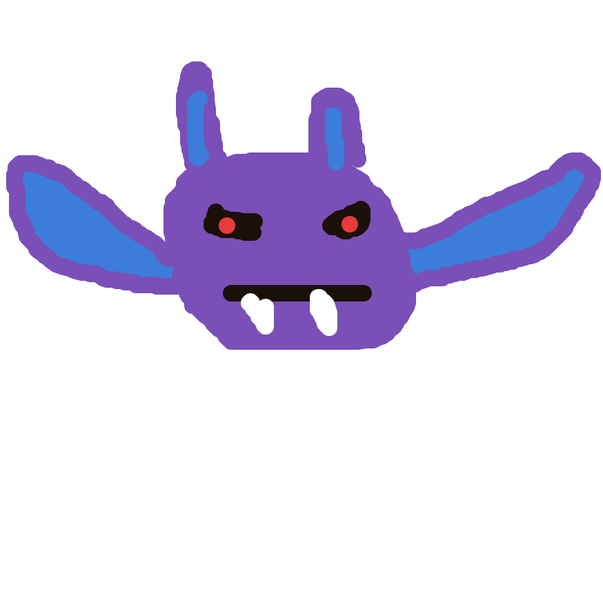 MasterVenusaur557's drawing of Zubat — Pokémon sketch on Sketchdex