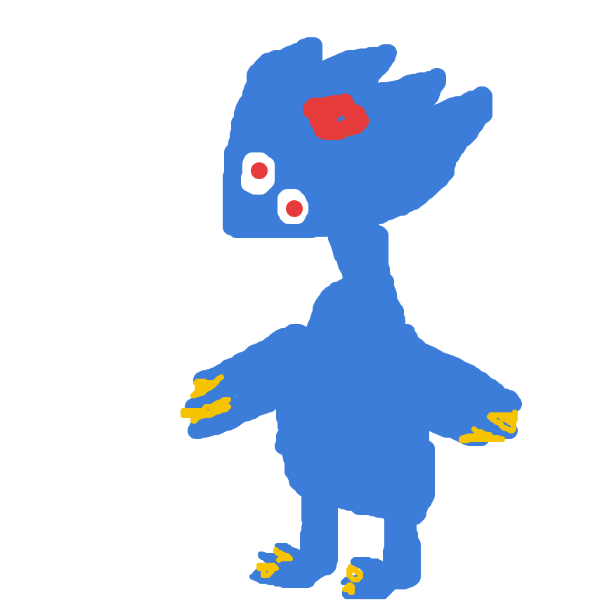 MasterVenusaur557's drawing of Golduck — Pokémon sketch on Sketchdex