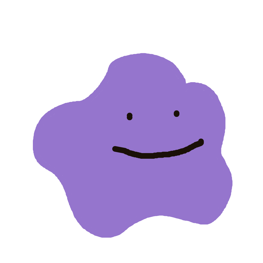 NeoRapidash290's drawing of Ditto — Pokémon sketch on Sketchdex