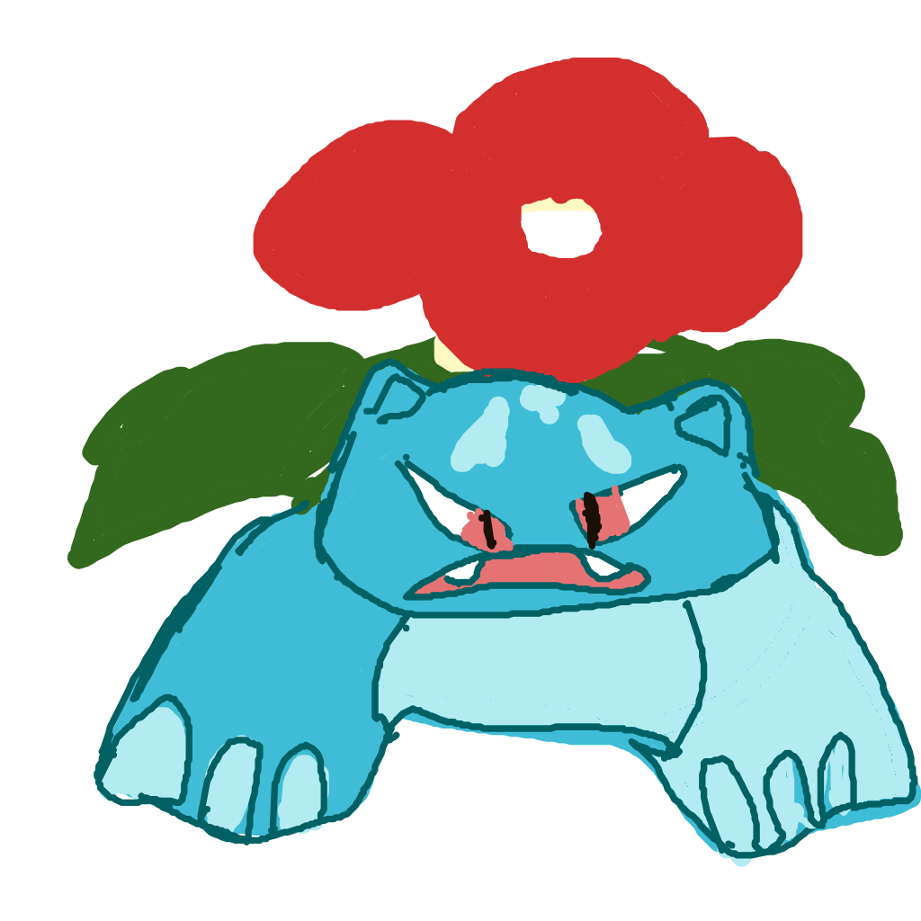NeoRapidash290's drawing of Venusaur — Pokémon sketch on Sketchdex
