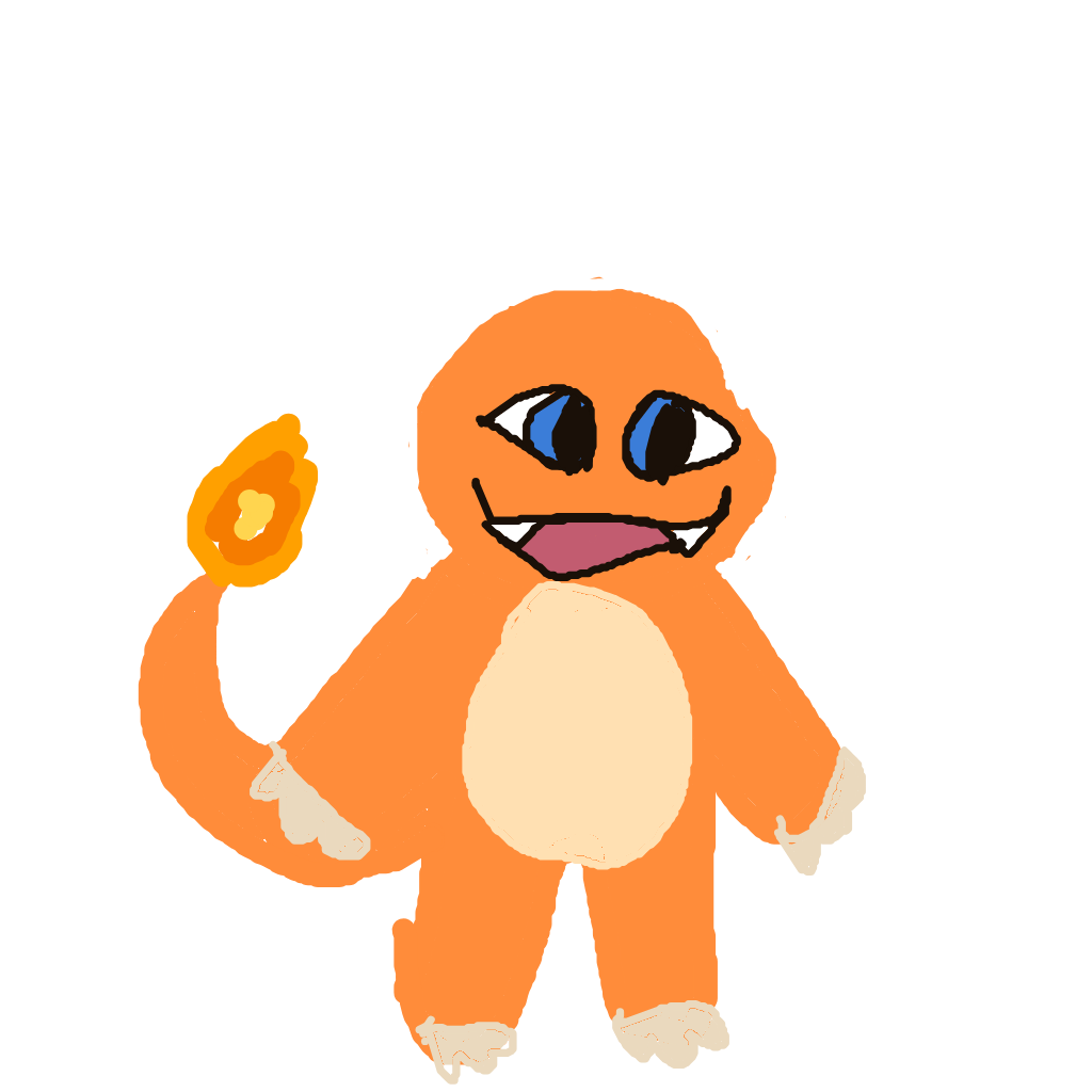 NeoRapidash290's drawing of Charmander — Pokémon sketch on Sketchdex