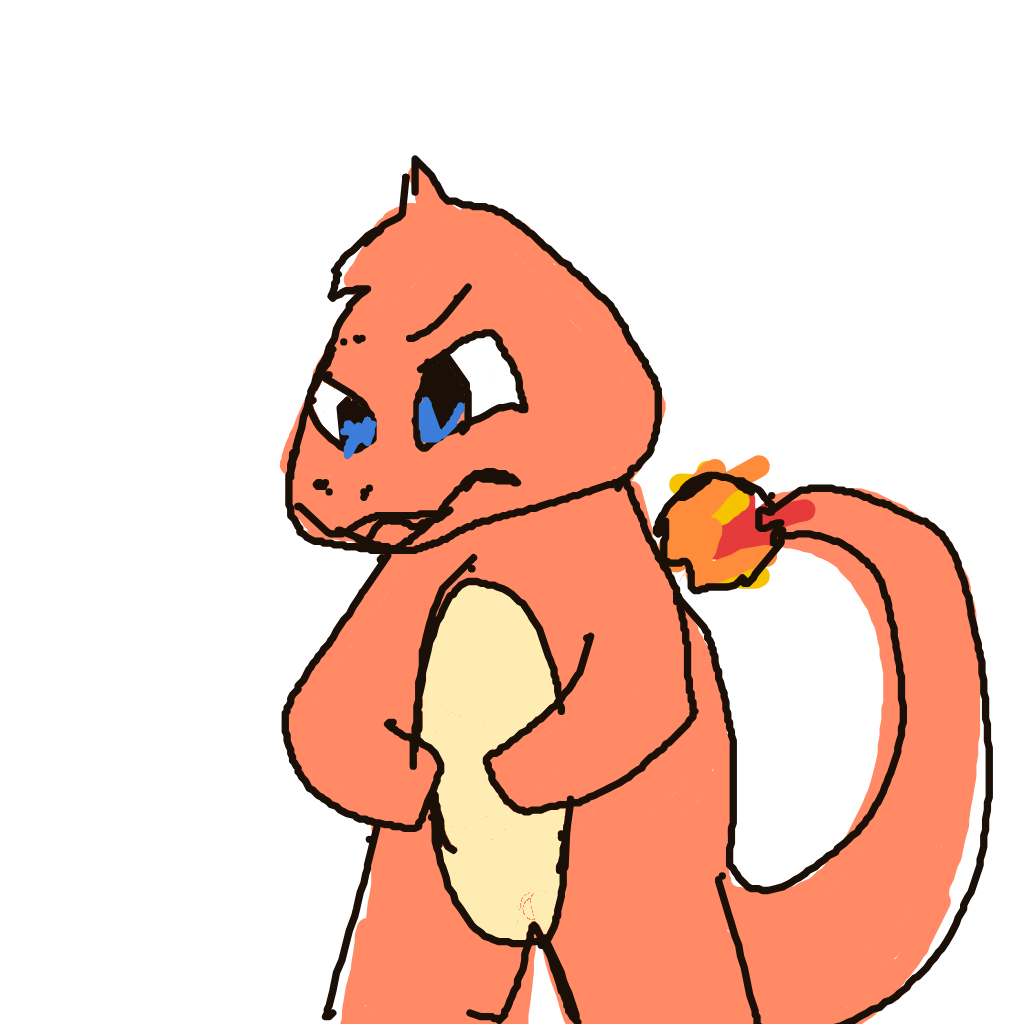 NeoRapidash290's drawing of Charmeleon — Pokémon sketch on Sketchdex