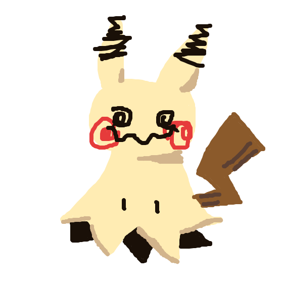 ToxicPersian852's drawing of Mimikyu — Pokémon sketch on Sketchdex