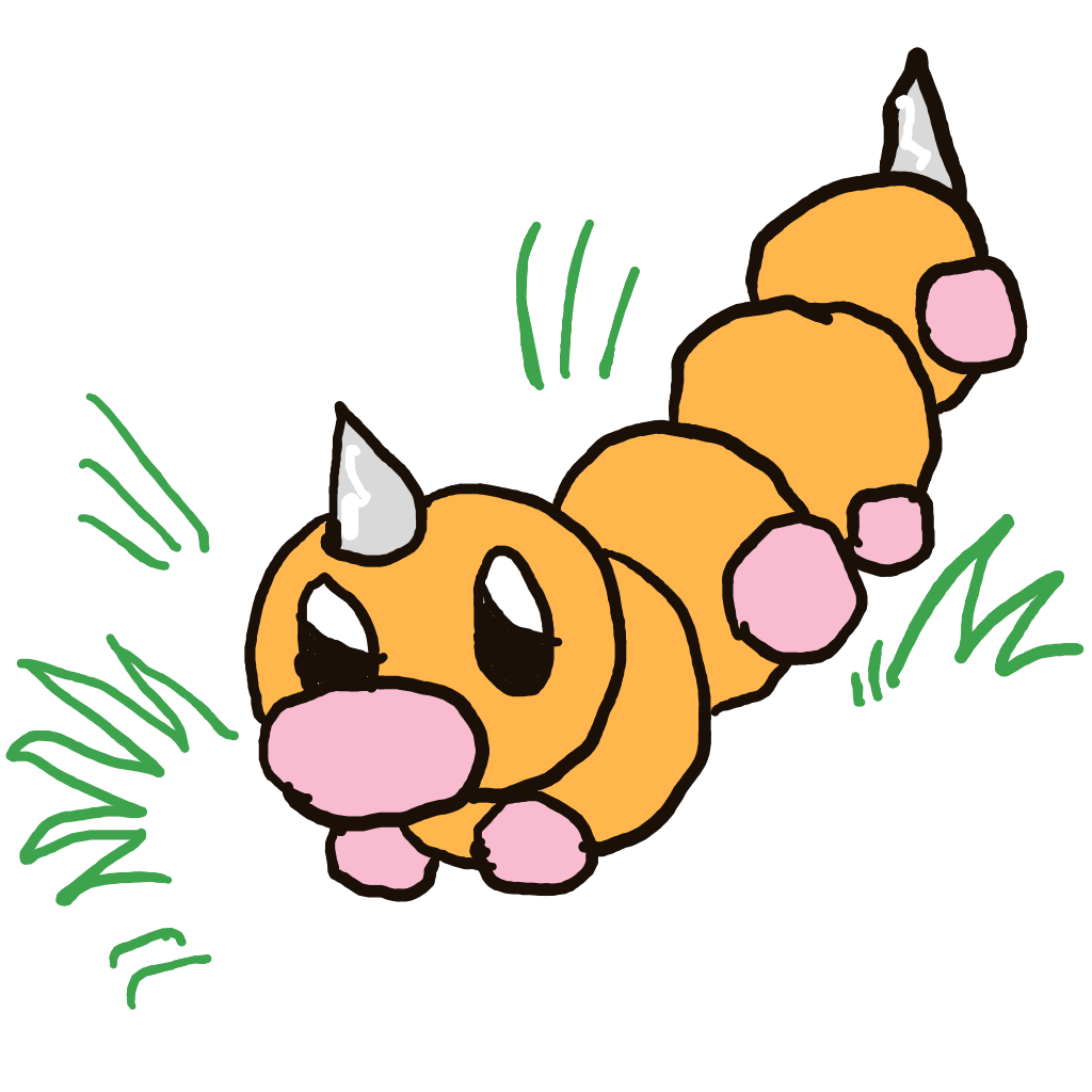 Seijyu's drawing of Weedle — Pokémon sketch on Sketchdex