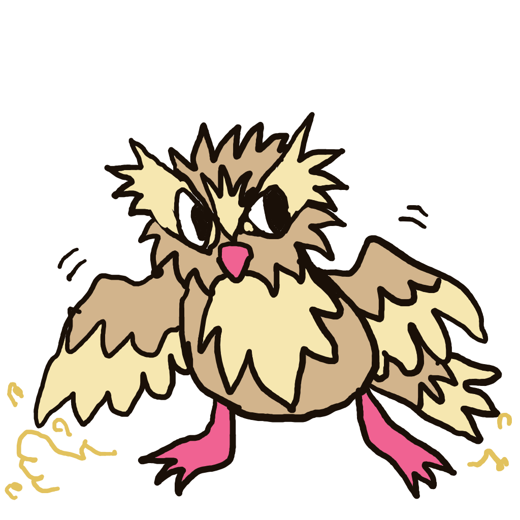 Seijyu's drawing of Pidgey — Pokémon sketch on Sketchdex