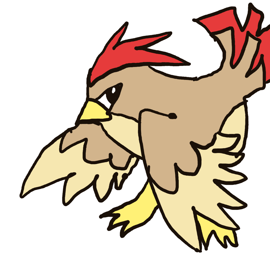 Seijyu's drawing of Pidgeotto — Pokémon sketch on Sketchdex