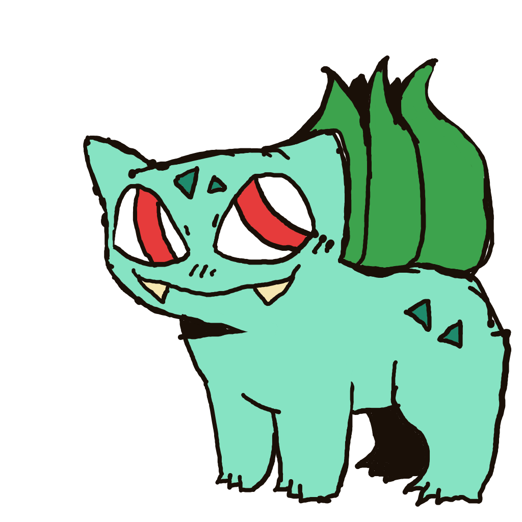 Seijyu's drawing of Bulbasaur — Pokémon sketch on Sketchdex