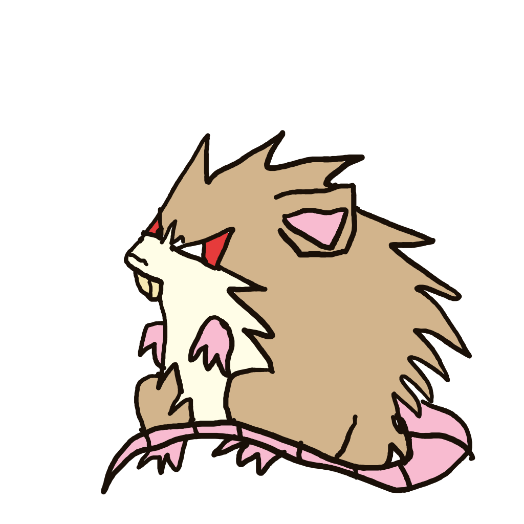 Seijyu's drawing of Raticate — Pokémon sketch on Sketchdex