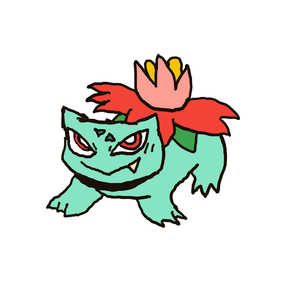 Seijyu's drawing of Ivysaur — Pokémon sketch on Sketchdex