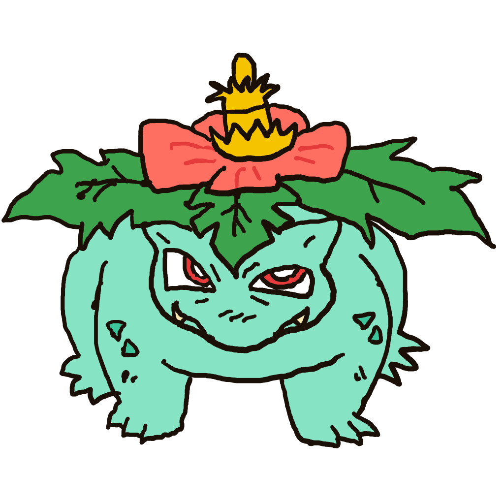 Seijyu's drawing of Venusaur — Pokémon sketch on Sketchdex