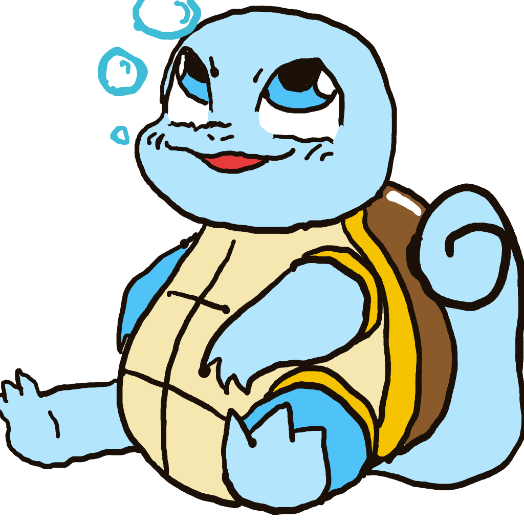 Seijyu's drawing of Squirtle — Pokémon sketch on Sketchdex