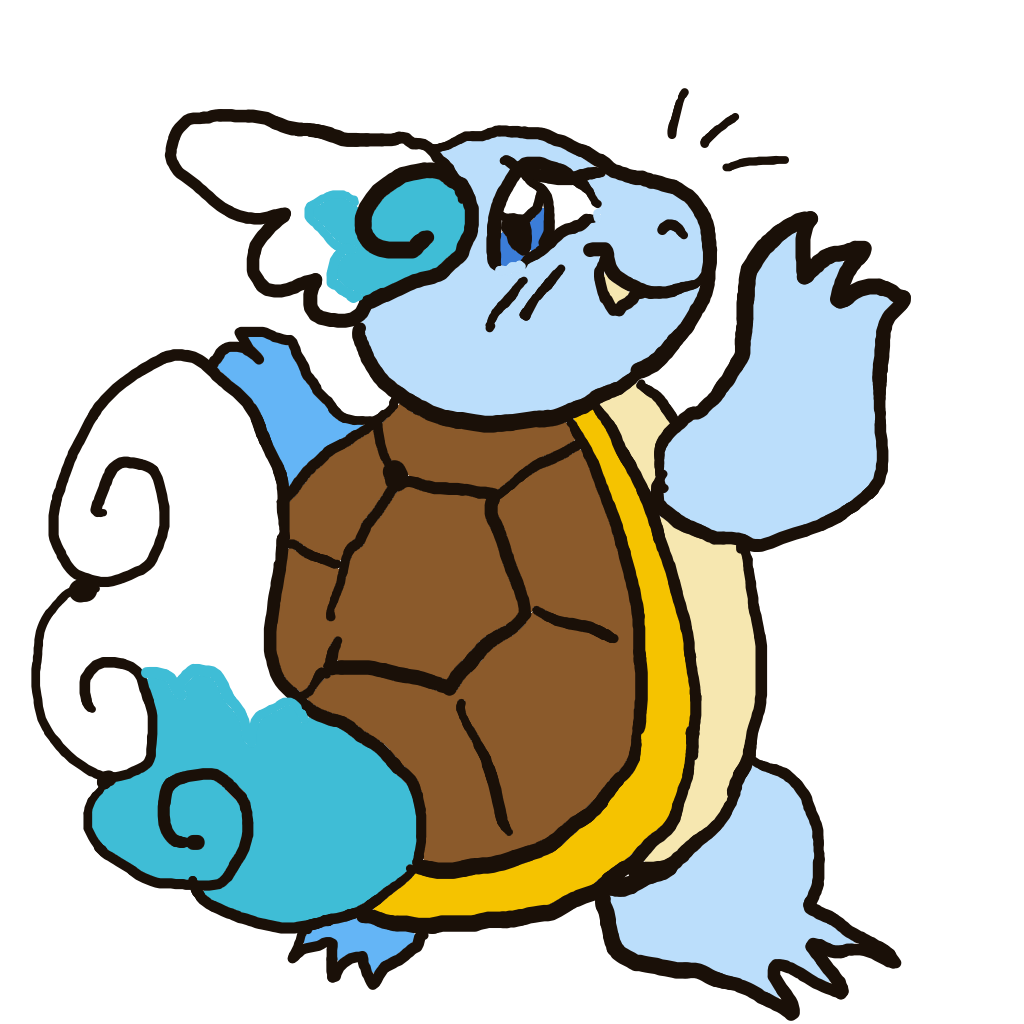 Seijyu's drawing of Wartortle — Pokémon sketch on Sketchdex