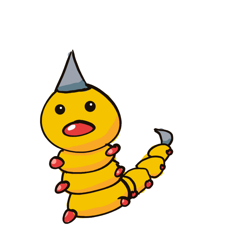 ShinonTD's drawing of Weedle — Pokémon sketch on Sketchdex