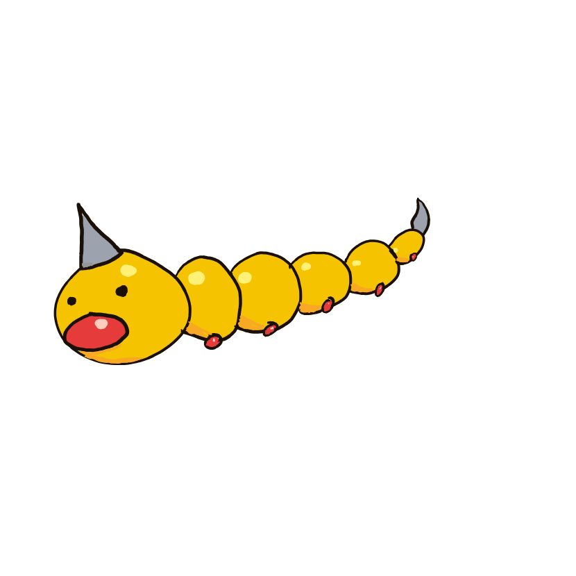 ShinonTD's drawing of Weedle — Pokémon sketch on Sketchdex