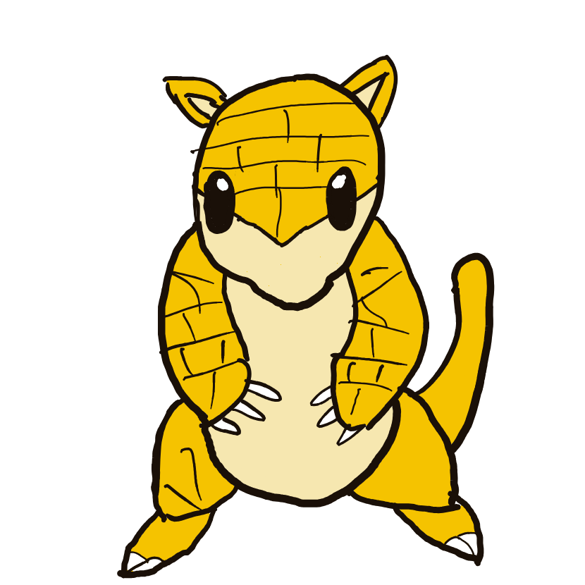 ShinonTD's drawing of Sandshrew — Pokémon sketch on Sketchdex