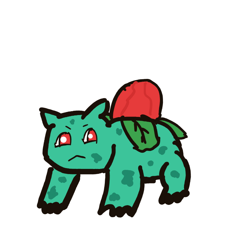 Ivysaur drawing