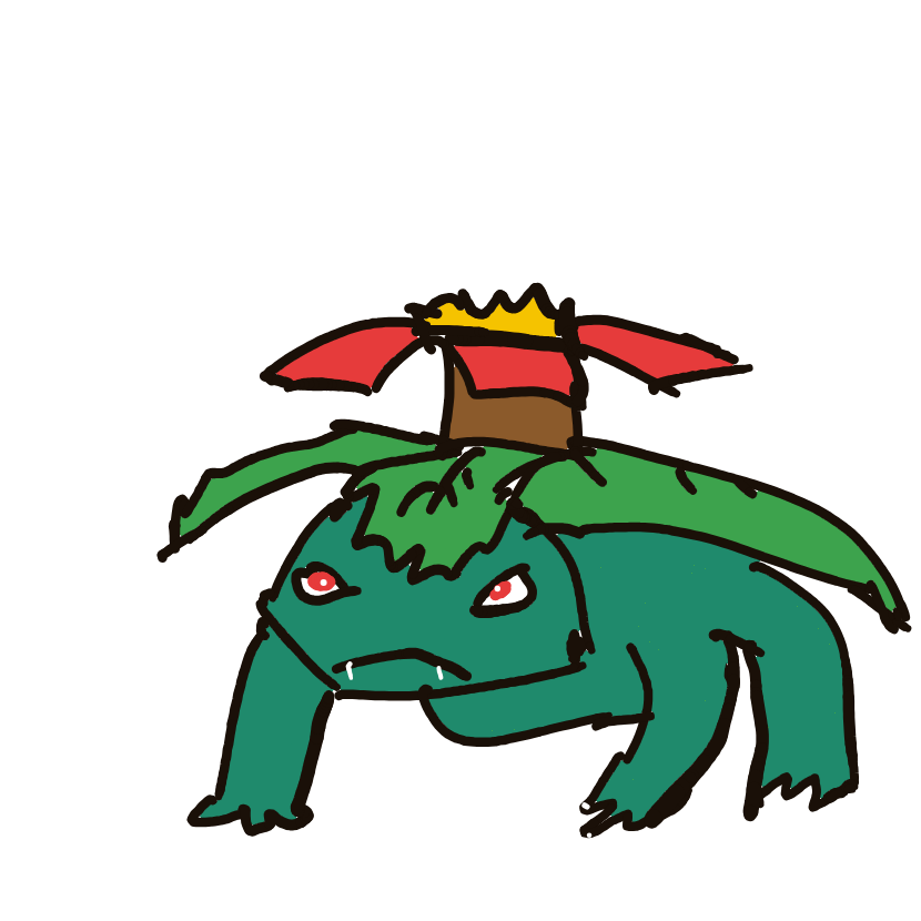 ShinonTD's drawing of Venusaur — Pokémon sketch on Sketchdex