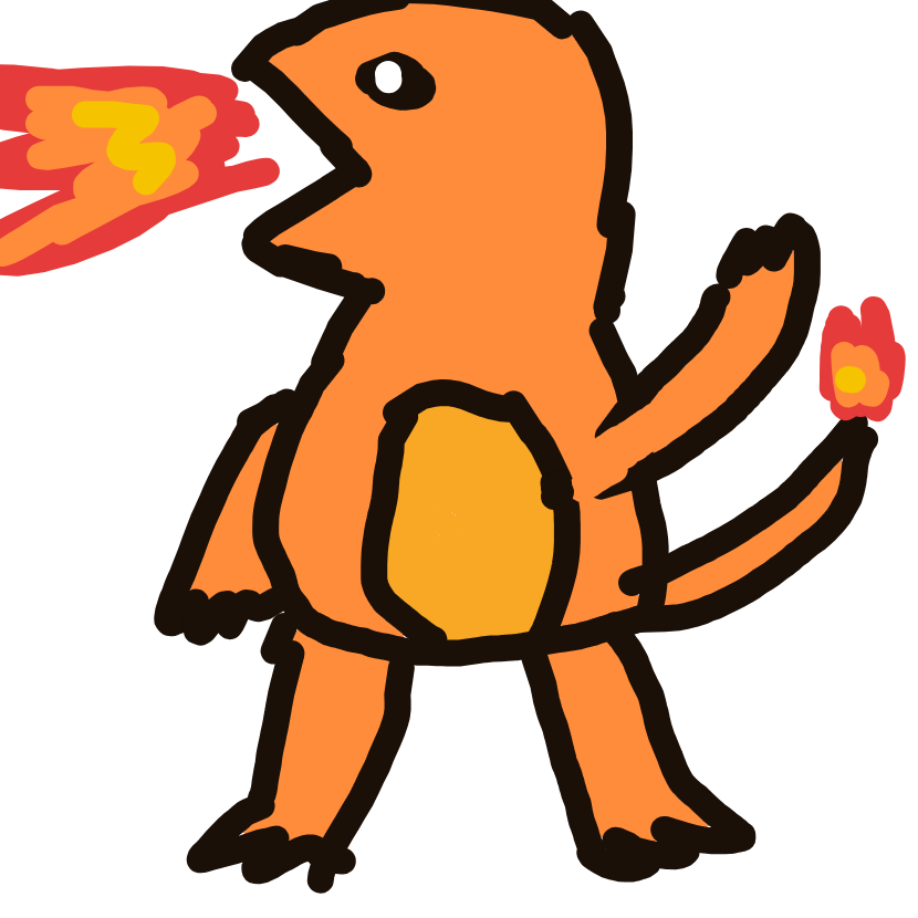 Charmander drawing
