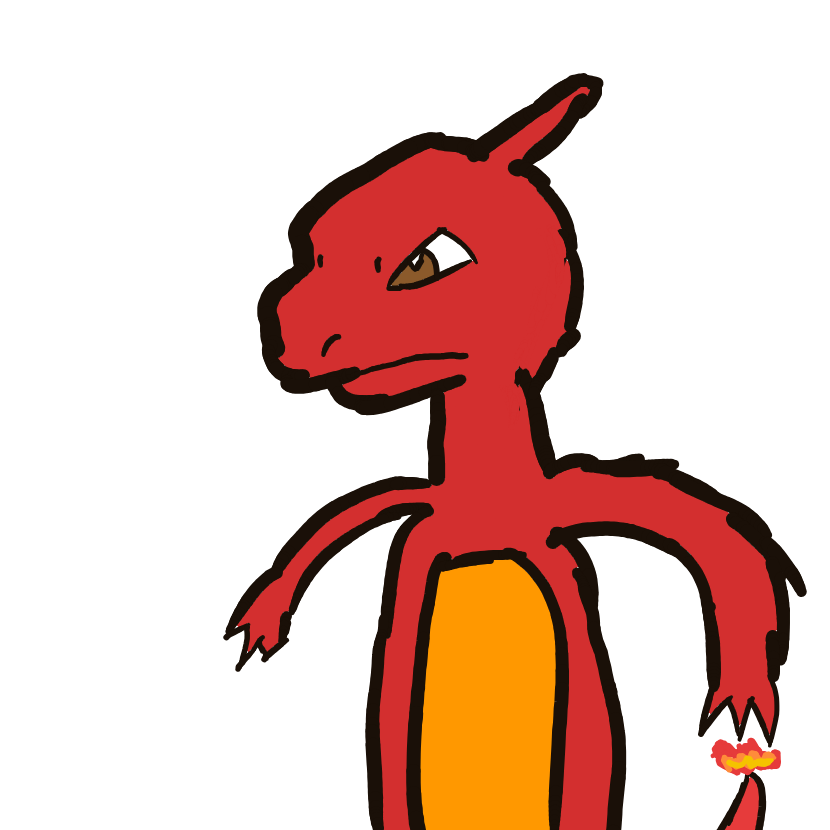 ShinonTD's drawing of Charmeleon — Pokémon sketch on Sketchdex