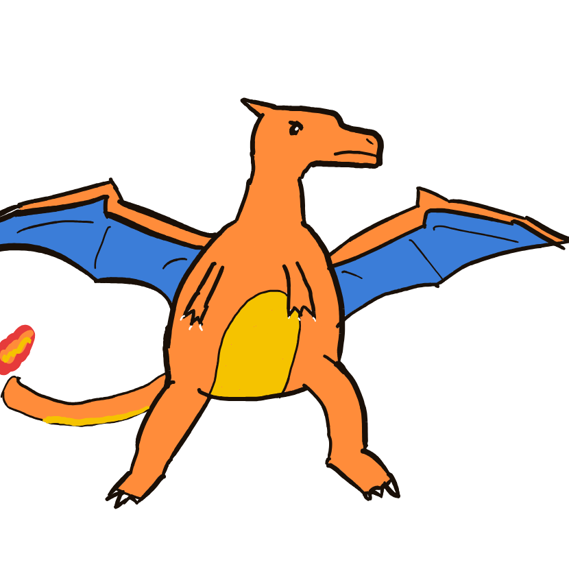 ShinonTD's drawing of Charizard — Pokémon sketch on Sketchdex