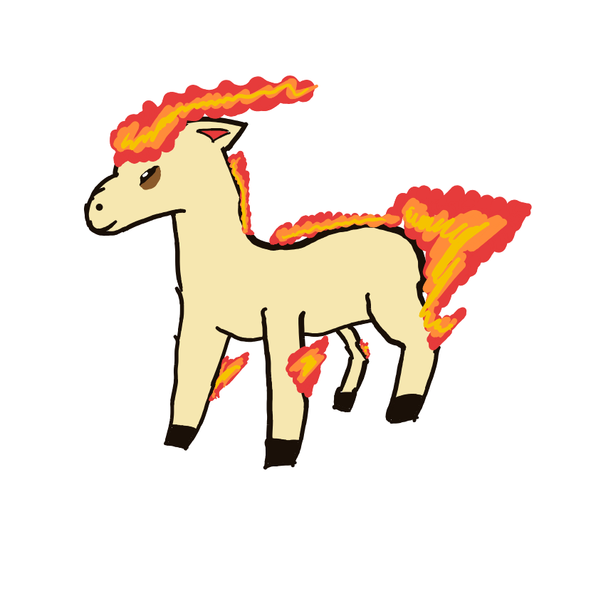 Ponyta drawing