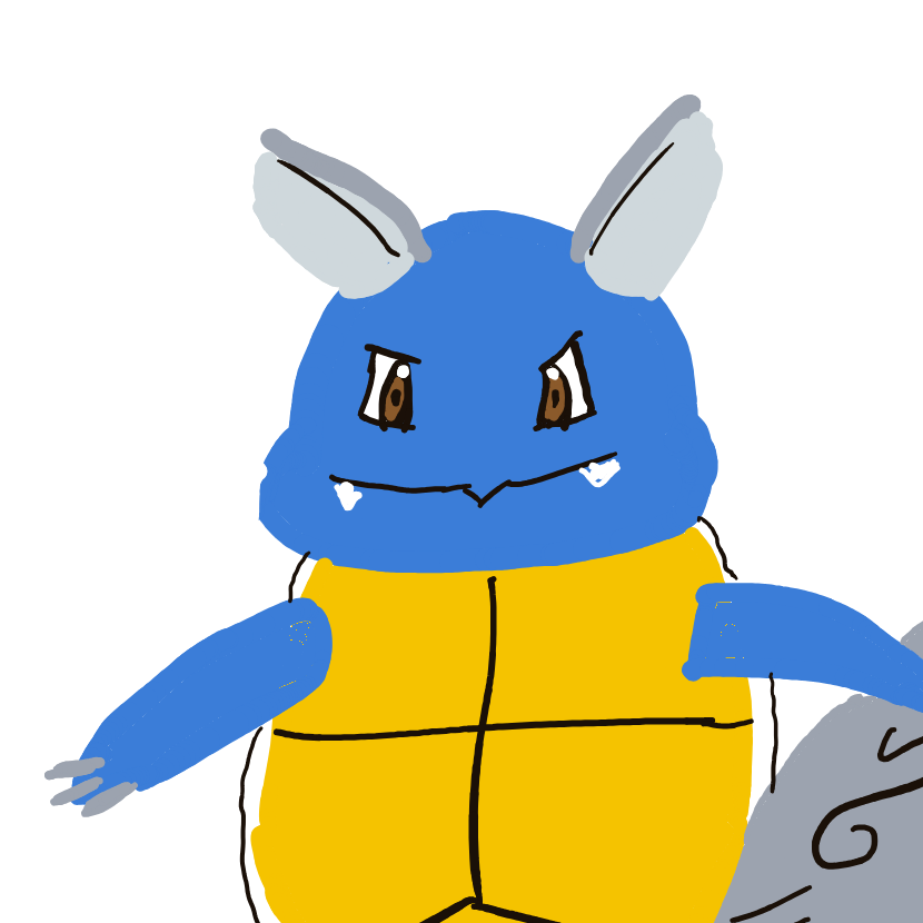 ShinonTD's drawing of Wartortle — Pokémon sketch on Sketchdex