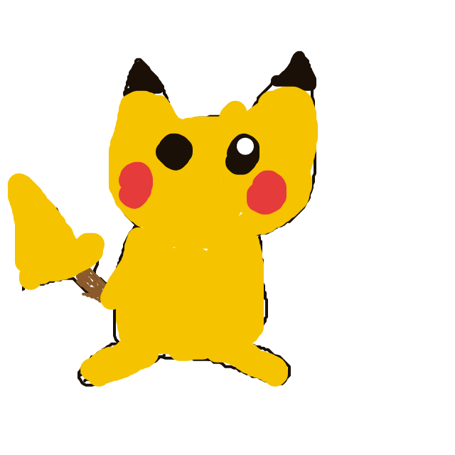 Coolcat's drawing of Pikachu — Pokémon sketch on Sketchdex