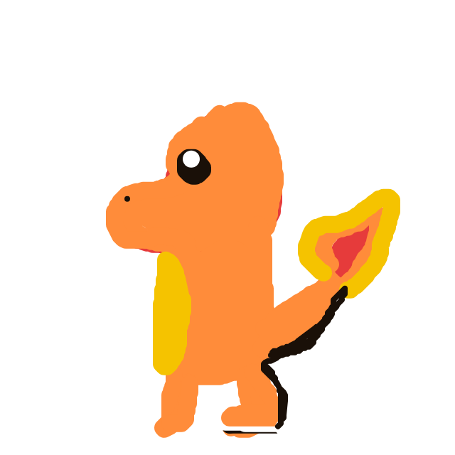 Coolcat's drawing of Charmander — Pokémon sketch on Sketchdex