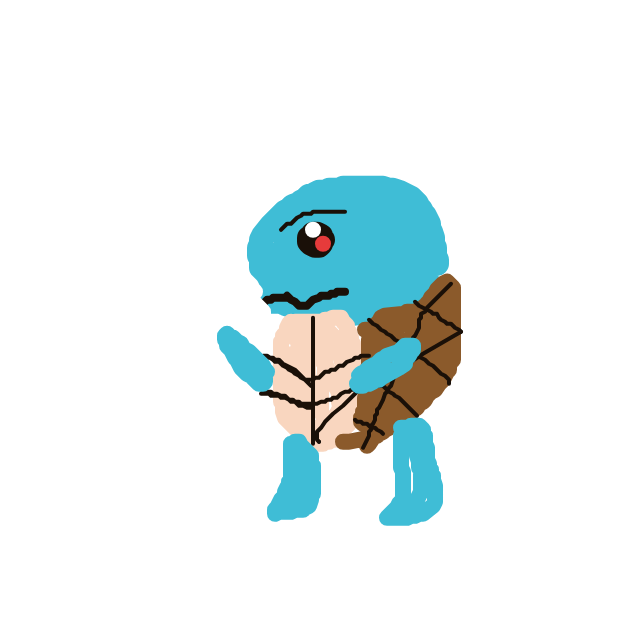 Coolcat's drawing of Squirtle — Pokémon sketch on Sketchdex