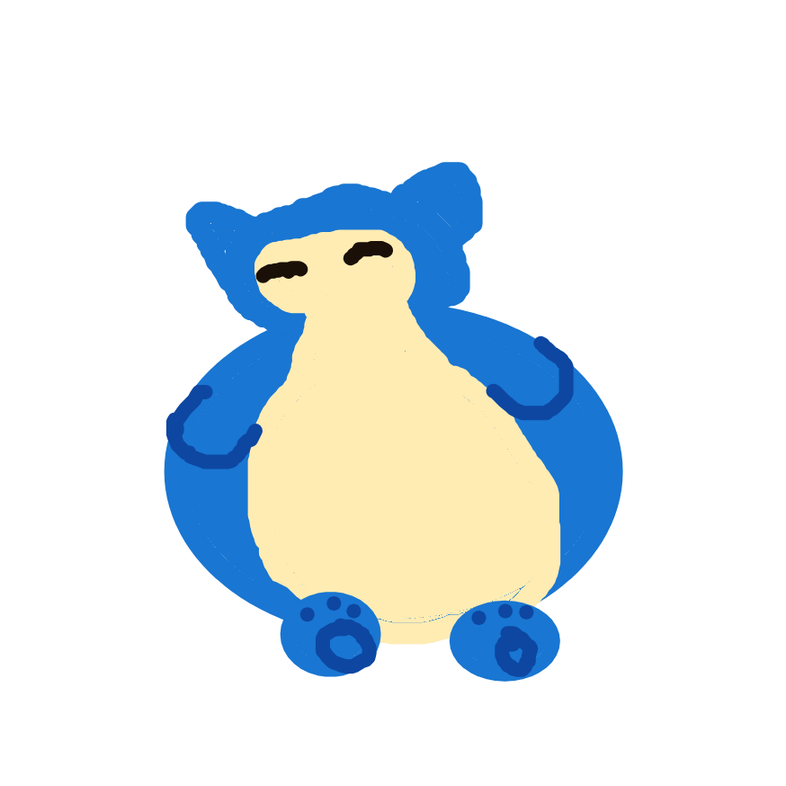 Snorlax drawing