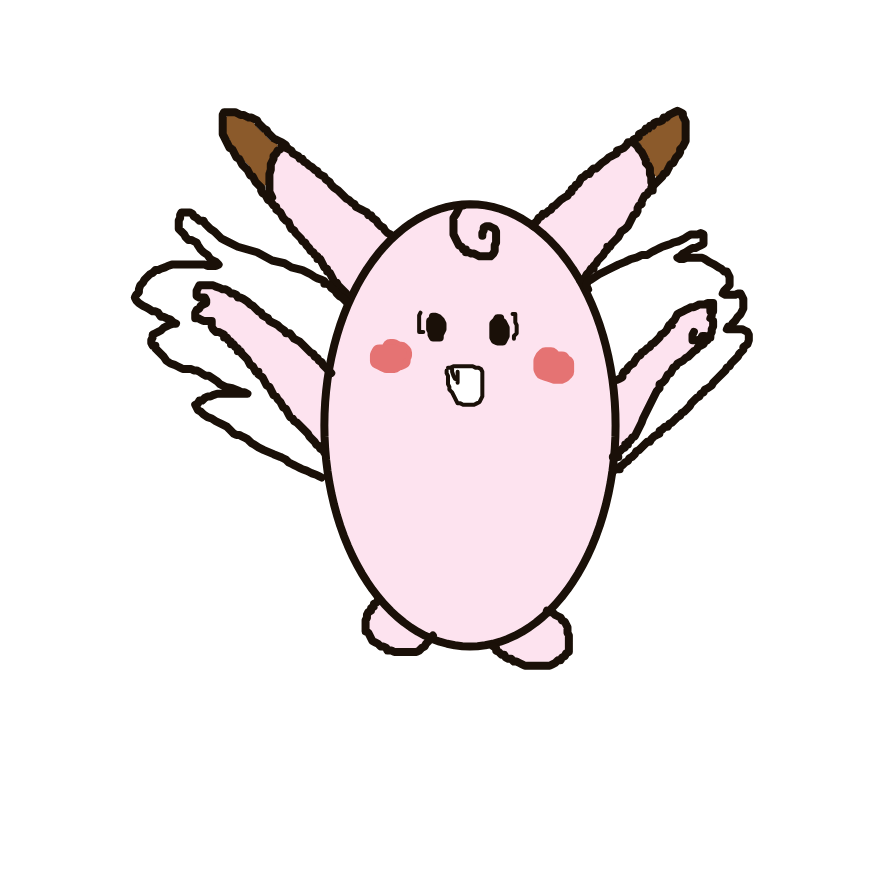 Clefable drawing