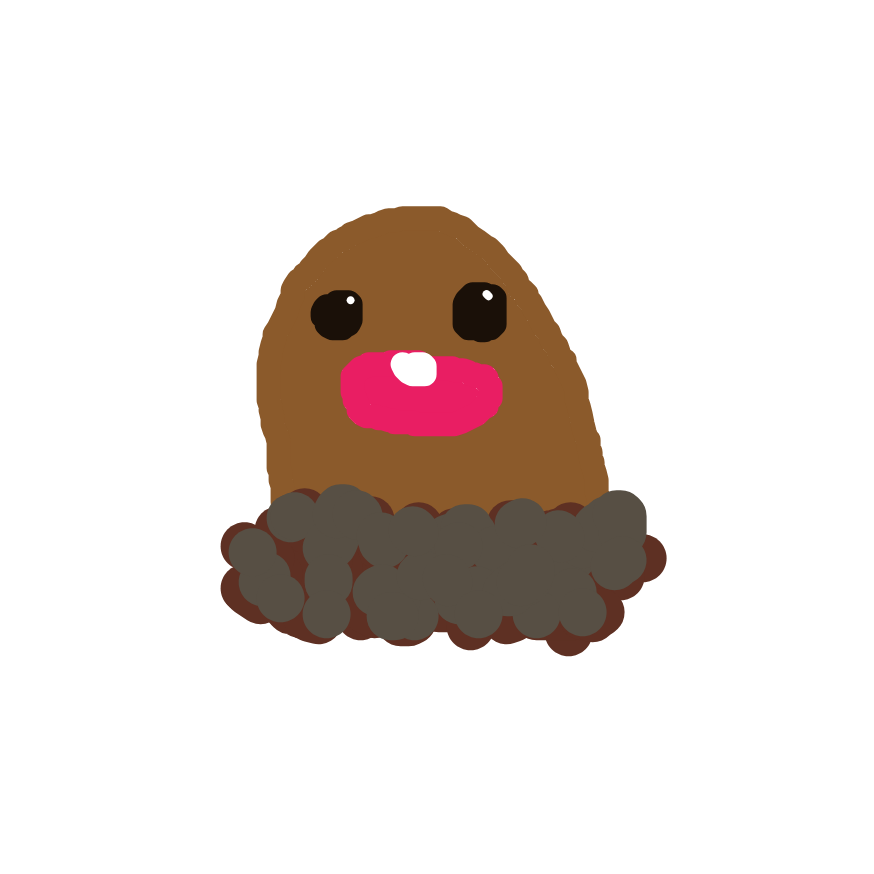 AzureArcanine89's drawing of Diglett — Pokémon sketch on Sketchdex