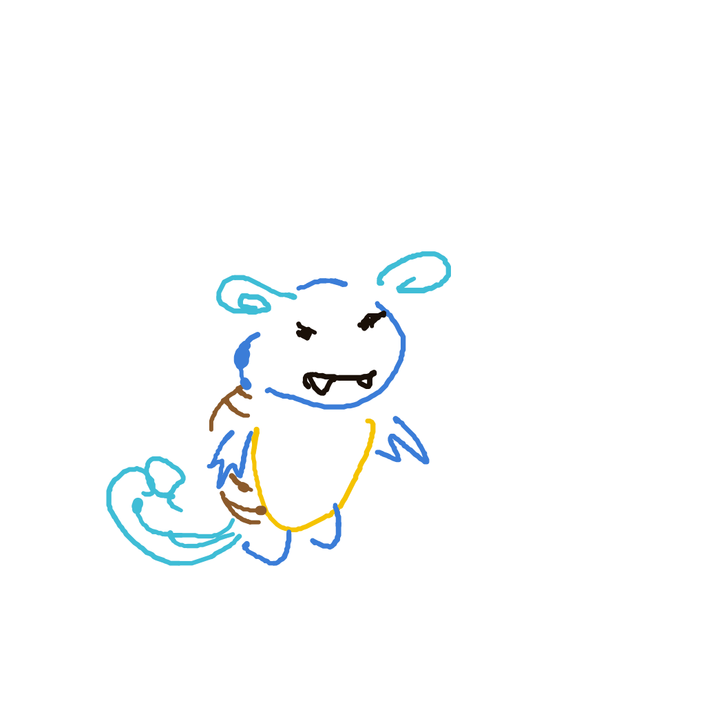 AquaKangaskhan21's drawing of Wartortle — Pokémon sketch on Sketchdex
