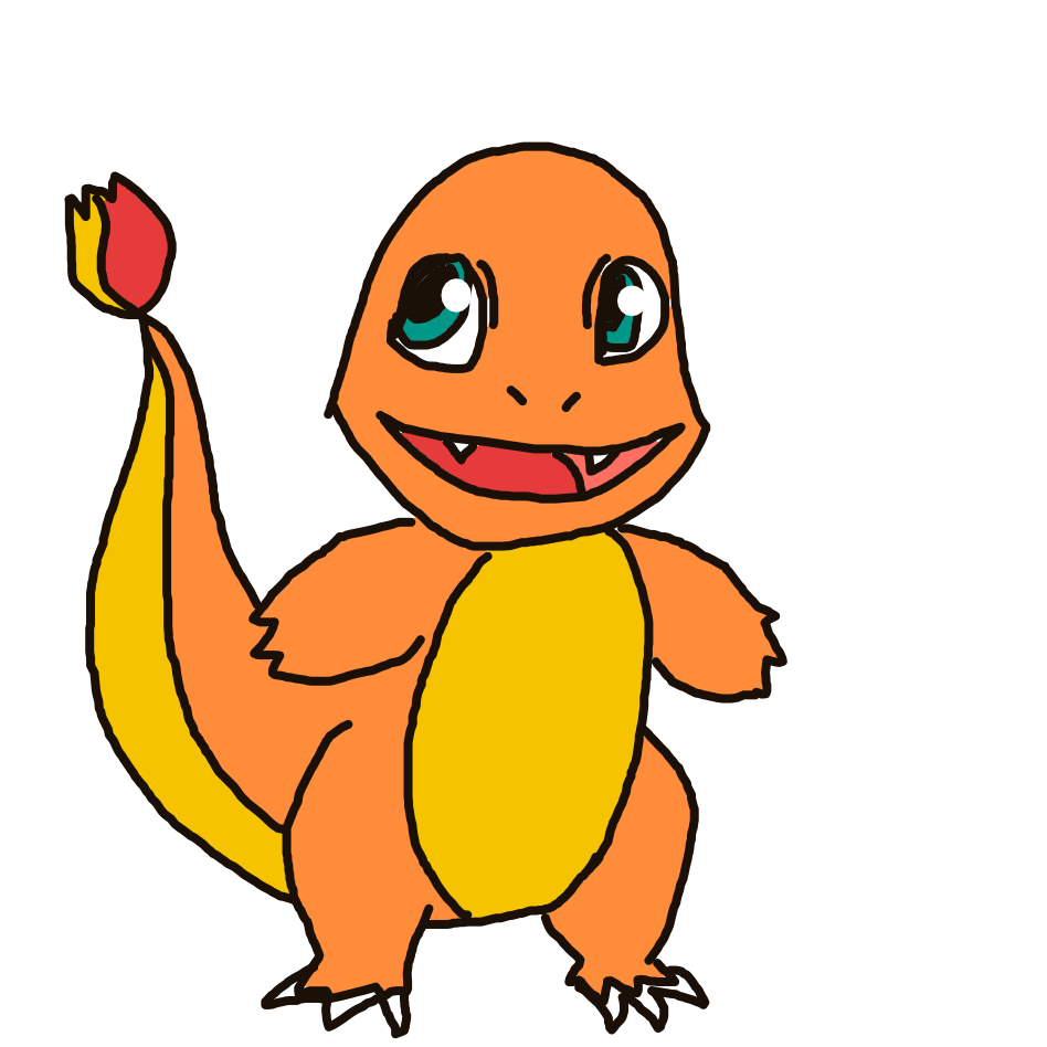 jojafawn's drawing of Charmander — Pokémon sketch on Sketchdex