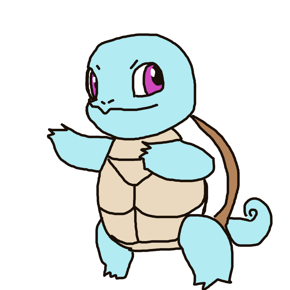 jojafawn's drawing of Squirtle — Pokémon sketch on Sketchdex