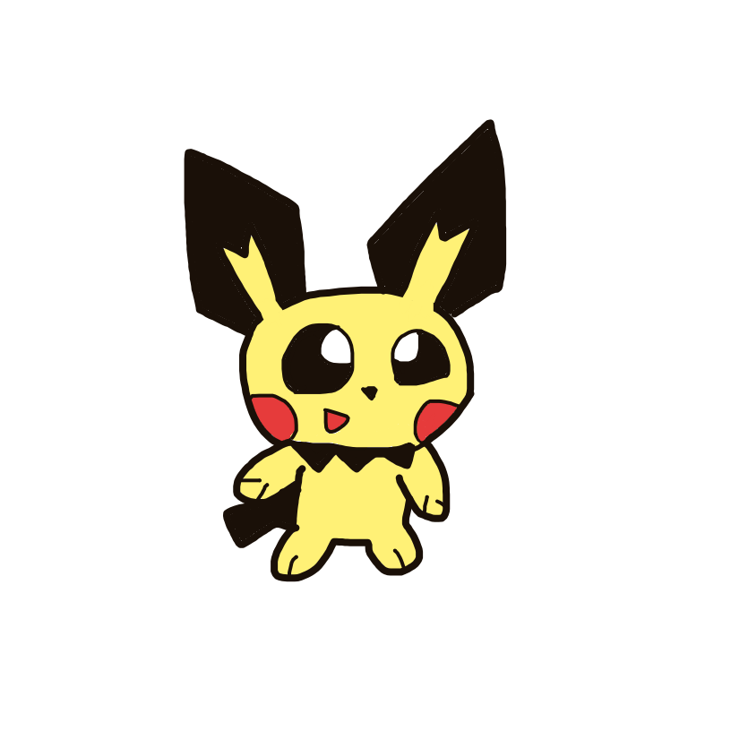 NobleArticuno241's drawing of Pichu — Pokémon sketch on Sketchdex